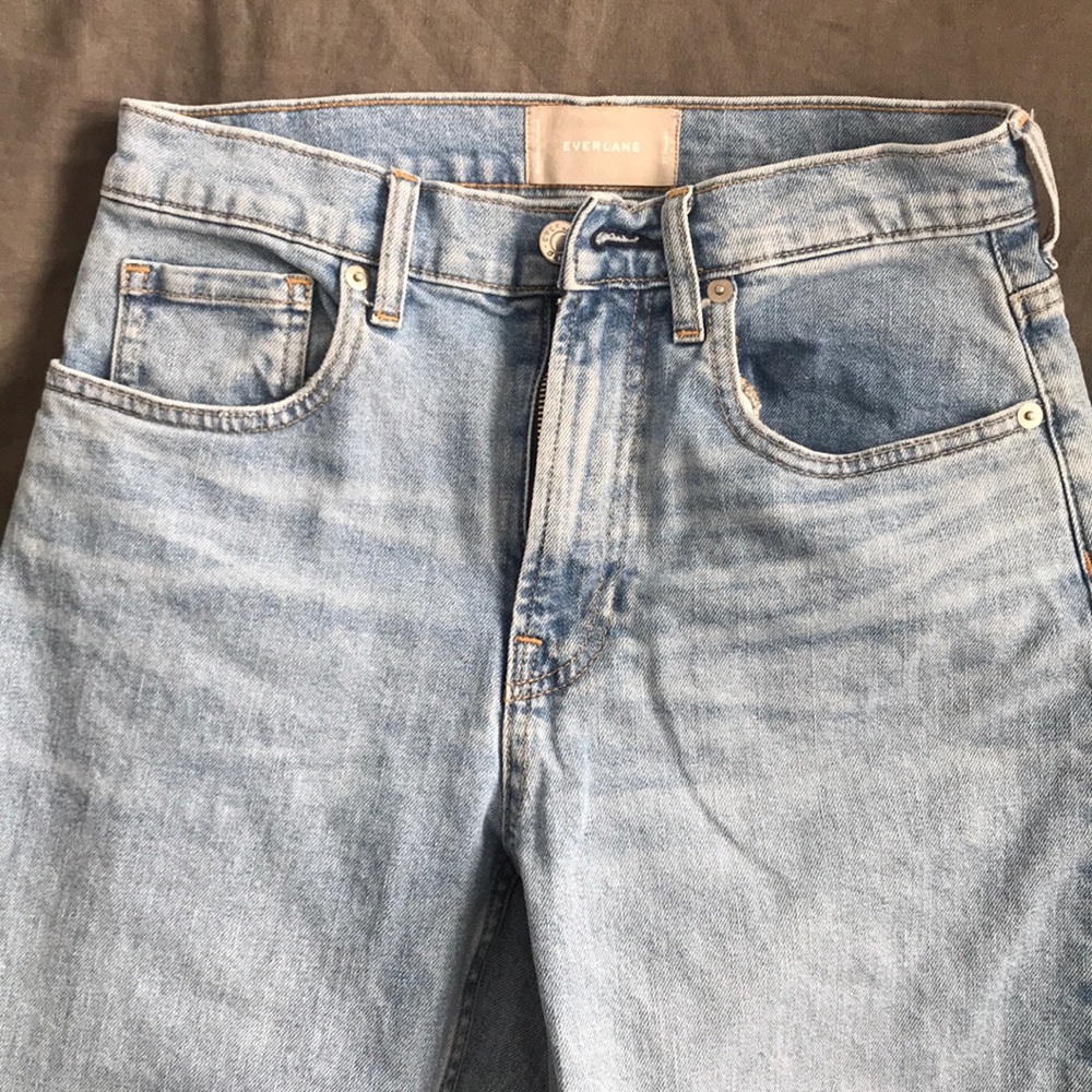 Everlane High Rise Straight Jeans 27